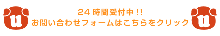 24時間受付中!!お問い合わせフォームはこちらをクリック